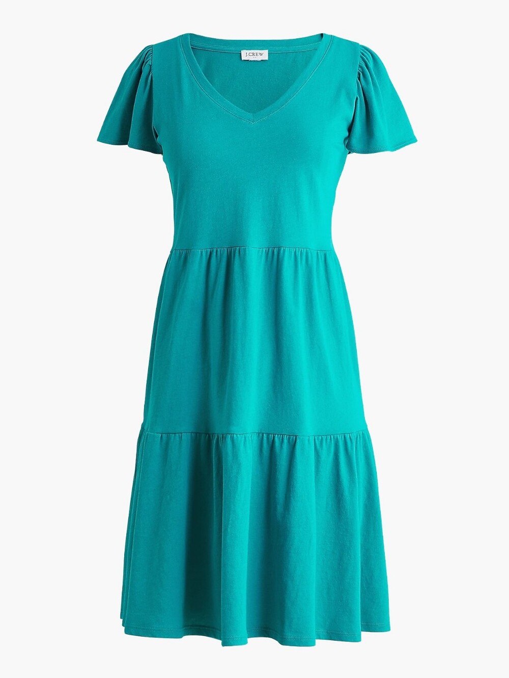 J Crew Tiered knit mini dress